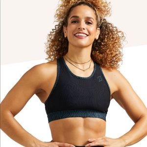 Peloton Cadent Printed High-Neck Racerback Bra